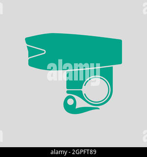 Bike Light Equipment Icon Stock Vector