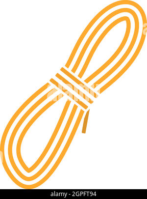 Climbing Rope Icon Stock Vector
