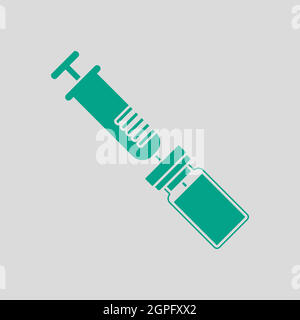 Covid Vaccine Icon Stock Vector