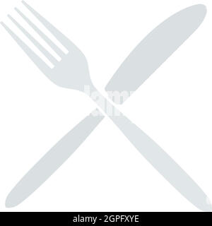 Fork And Knife Icon Stock Vector