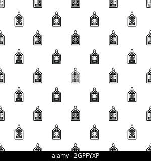 Seamless Pattern with Sale and Percent Text. Black Friday Sale Background  Stock Illustration - Illustration of advert, clearance: 132012287
