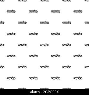 Tram pattern, simple style Stock Vector