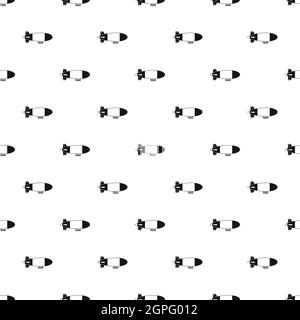 Airship pattern, simple style Stock Vector