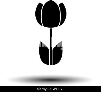 Spring Flower Icon Stock Vector