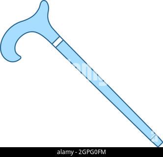 Walking Stick Icon Stock Vector