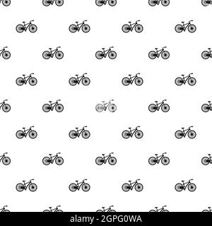 Bicycle pattern, simple style Stock Vector