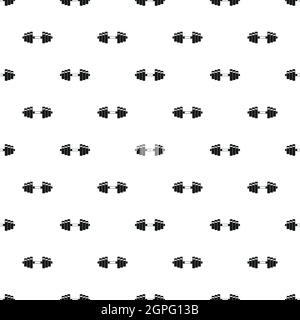 Barbell pattern, simple style Stock Vector