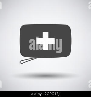 Alpinist First Aid Kit Icon Stock Vector