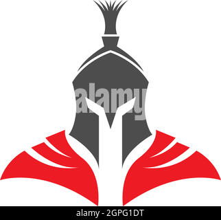 Gladiator head icon logo design concept vector illustration Stock Vector