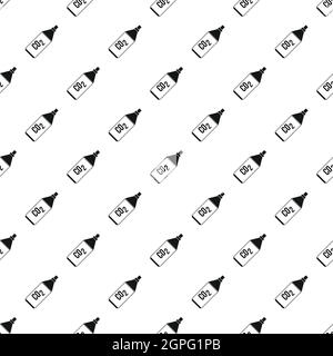 CO2 bottle pattern, simple style Stock Vector