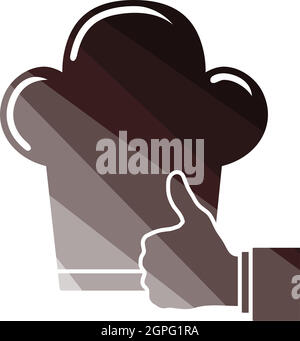 Thumb Up To Chef Icon Stock Vector