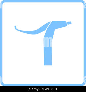 Bike HandleBar Brake Icon Stock Vector