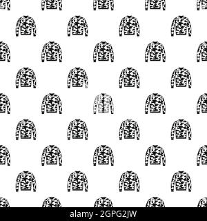 Camouflage jacket pattern, simple style Stock Vector