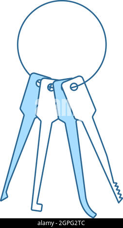 Lockpick Icon Stock Vector
