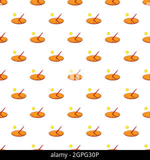 Sundial pattern, cartoon style Stock Vector