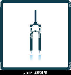 Bike Fork Icon Stock Vector