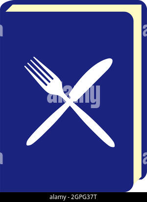 Menu Book Icon Stock Vector