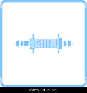 Bike Hub Icon Stock Vector