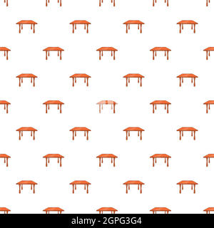 Table pattern, cartoon style Stock Vector