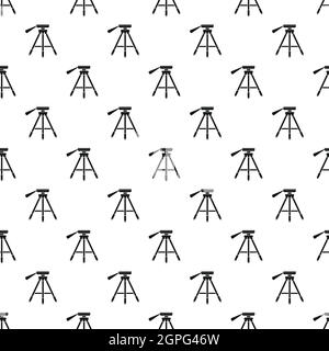 Tripod pattern, simple style Stock Vector