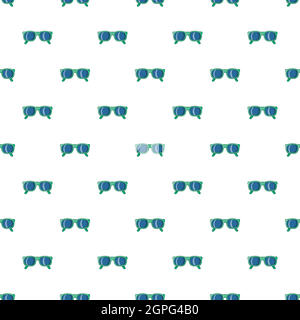 Glasses pattern, cartoon style Stock Vector