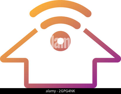 Smart Home logo icon design concept illustration template Stock Vector