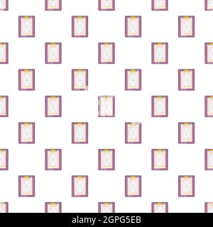 Hockey game plan pattern, cartoon style Stock Vector