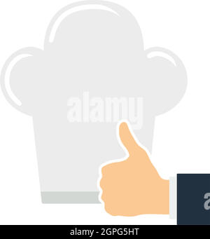 Thumb Up To Chef Icon Stock Vector