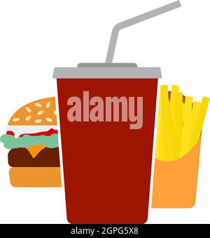 Fast Food Icon Stock Vector