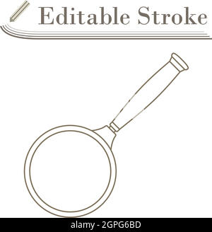 Magnifier Icon Stock Vector