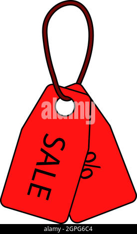 Discount Tags Icon Stock Vector