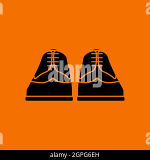 Business Shoes Icon Stock Vector