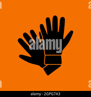 Criminal Gloves Icon Stock Vector