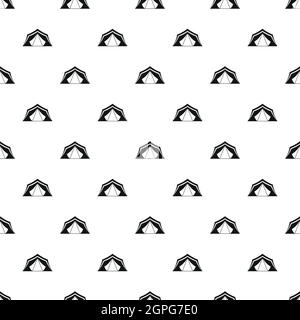 Tent pattern, simple style Stock Vector