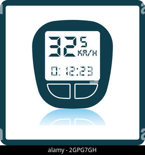 Bike Computer Icon Stock Vector