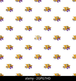 Heavy mining dumper icon, cartoon style Stock Vector