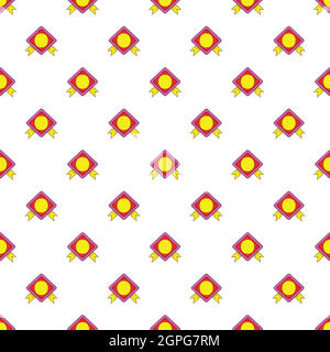 Label quality pattern, cartoon style Stock Vector