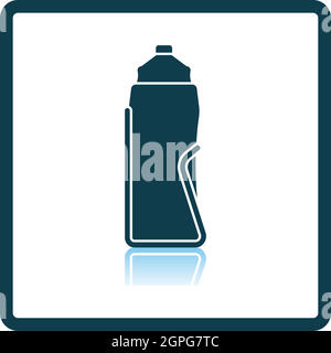 Bike Bottle Cages Icon Stock Vector