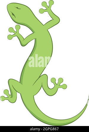 Cute lizard cartoon stock illustration. Illustration of reptile - 76504615