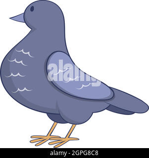 Dove icon, cartoon style Stock Vector