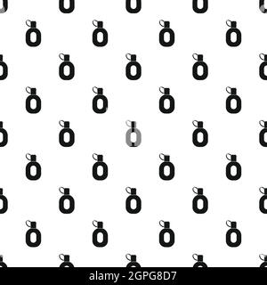 Tourist flask pattern, simple style Stock Vector