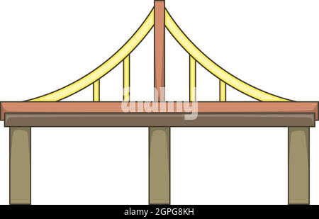 Bridge icon, cartoon style Stock Vector Image & Art - Alamy