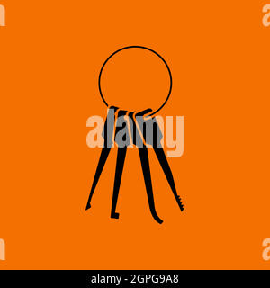 Lockpick Icon Stock Vector