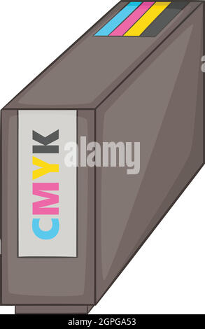 equipment ink cartridge cartoon vector illustration Stock Vector Image ...