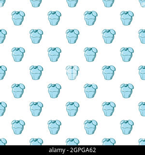 Metal combat helmet pattern, cartoon style Stock Vector