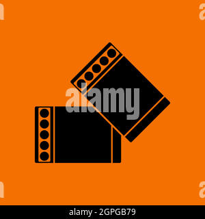 Business Cufflink Icon Stock Vector