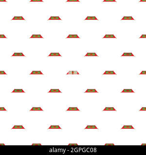 Carpet pattern, cartoon style Stock Vector