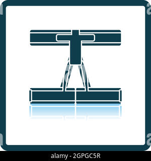 Alpinist Belay Belt Icon Stock Vector