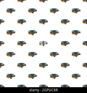 Hearse pattern, cartoon style Stock Vector