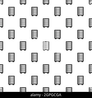 Security safe locker pattern, simple style Stock Vector